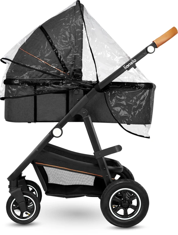 Дитячий візочок 2 в 1 Lionelo Amber Grey Graphite